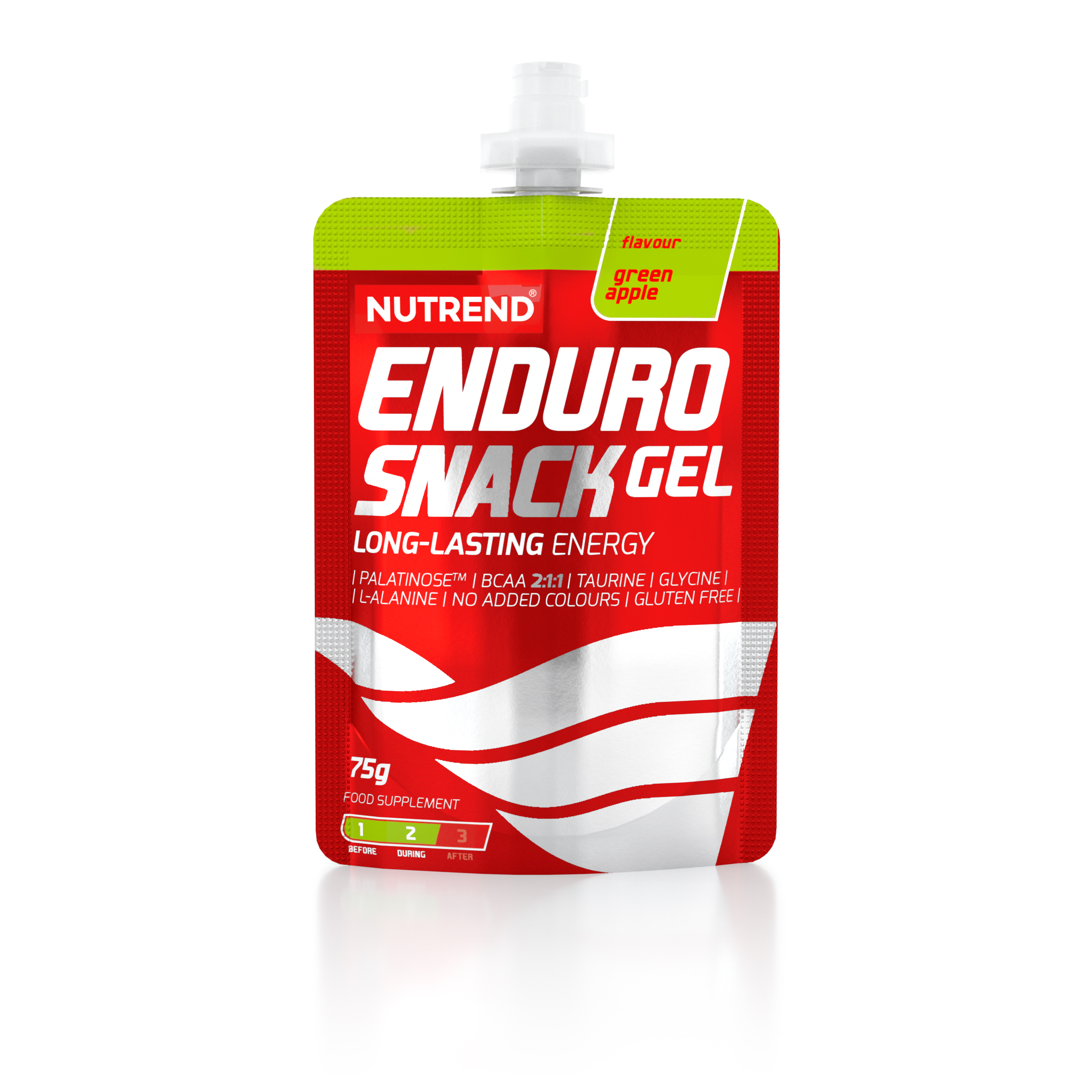 ЭндуроСнек саше 75г/EnduroSnack sachet 75g Nutrend (Зеленое яблоко)