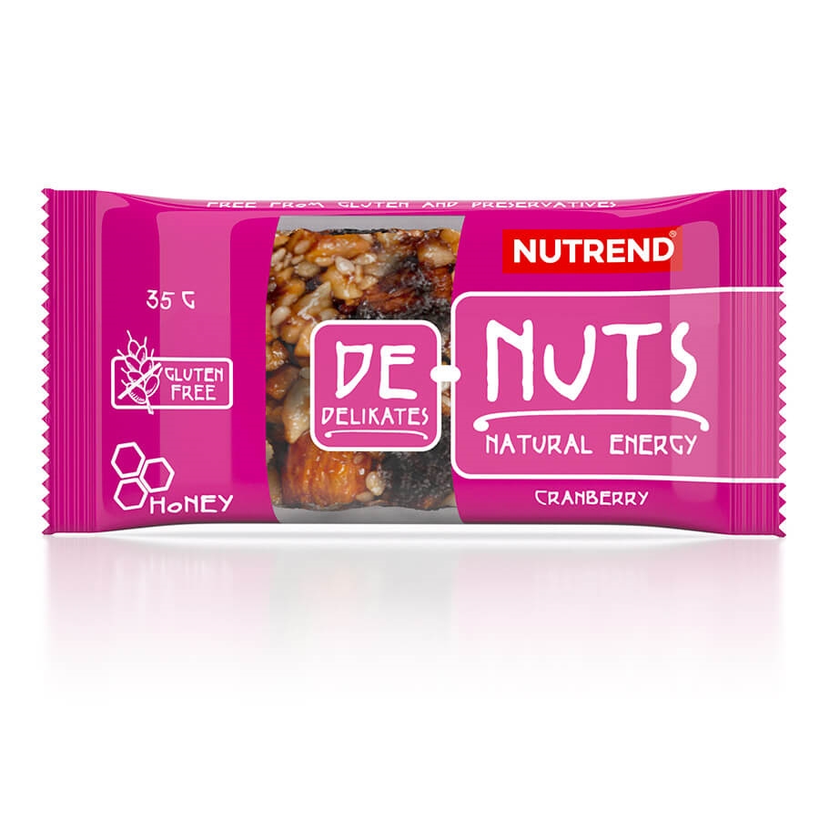 ДеНатс Батончик 35г/DeNuts Bar 35g Nutrend (Клюква)