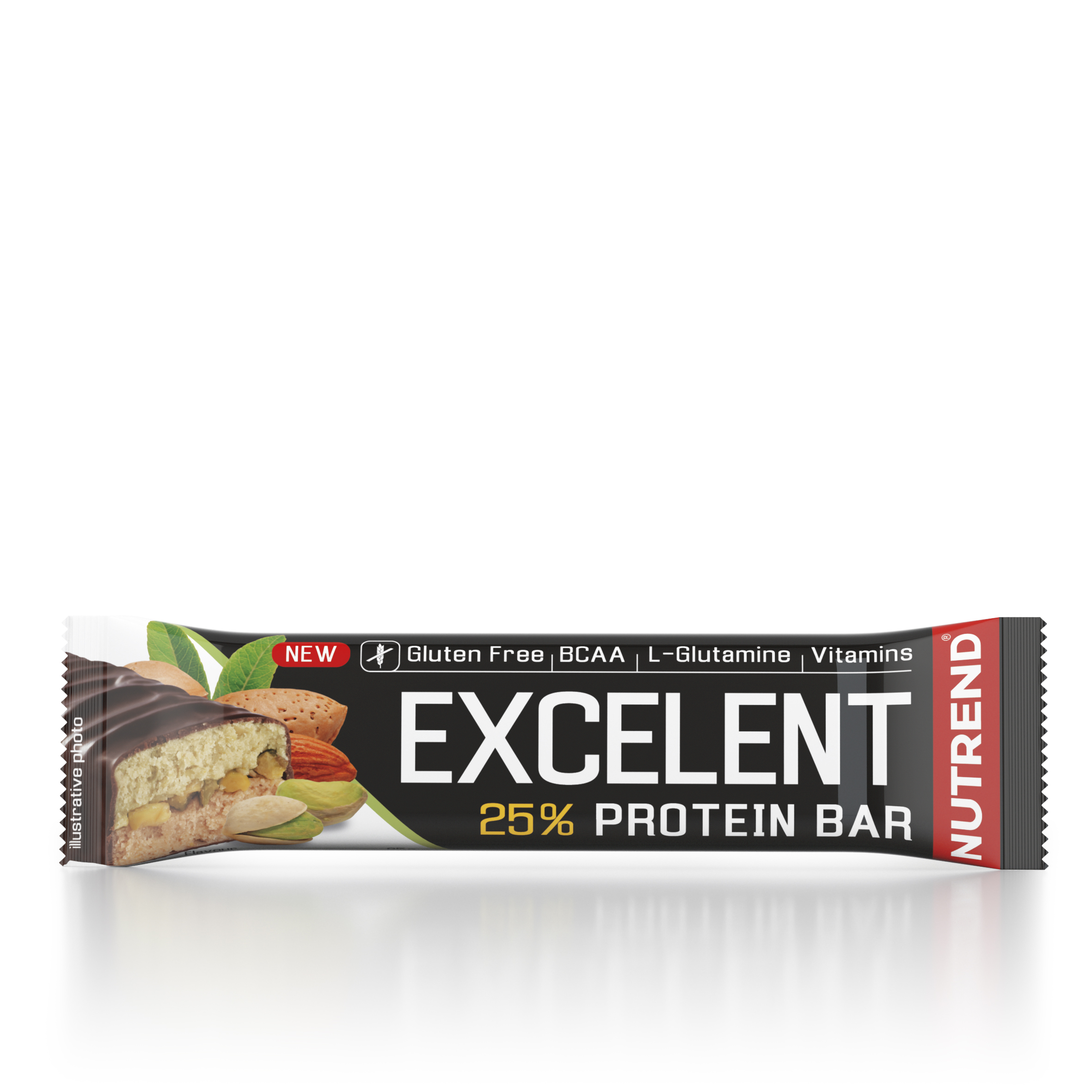 Экселент Бар Дабл 85г/Excelent Bar Double 85g Nutrend (Миндаль-фисташка с фисташками)