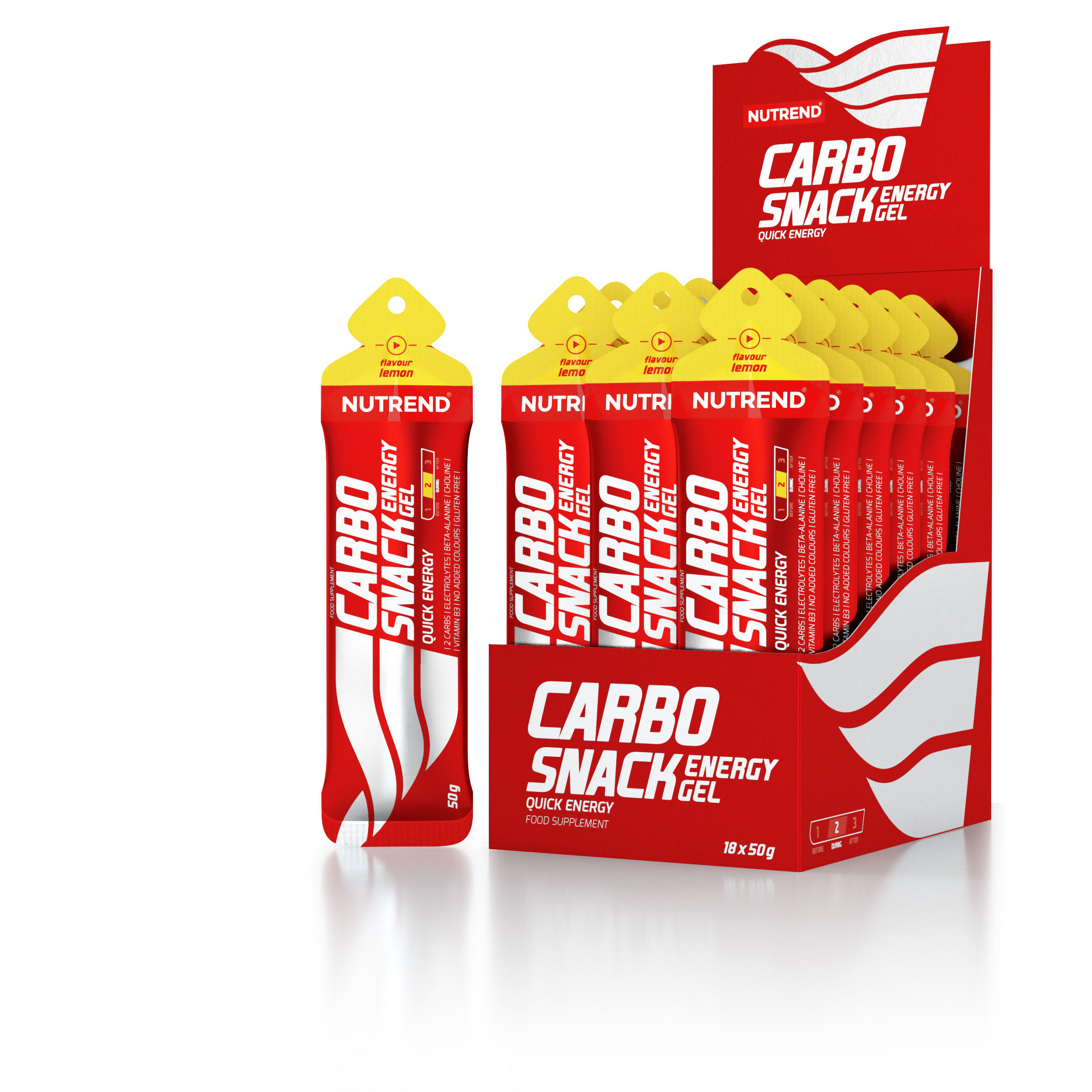 Карбоснек саше 50г/Carbosnack sachet 50g Nutrend (Лимон)