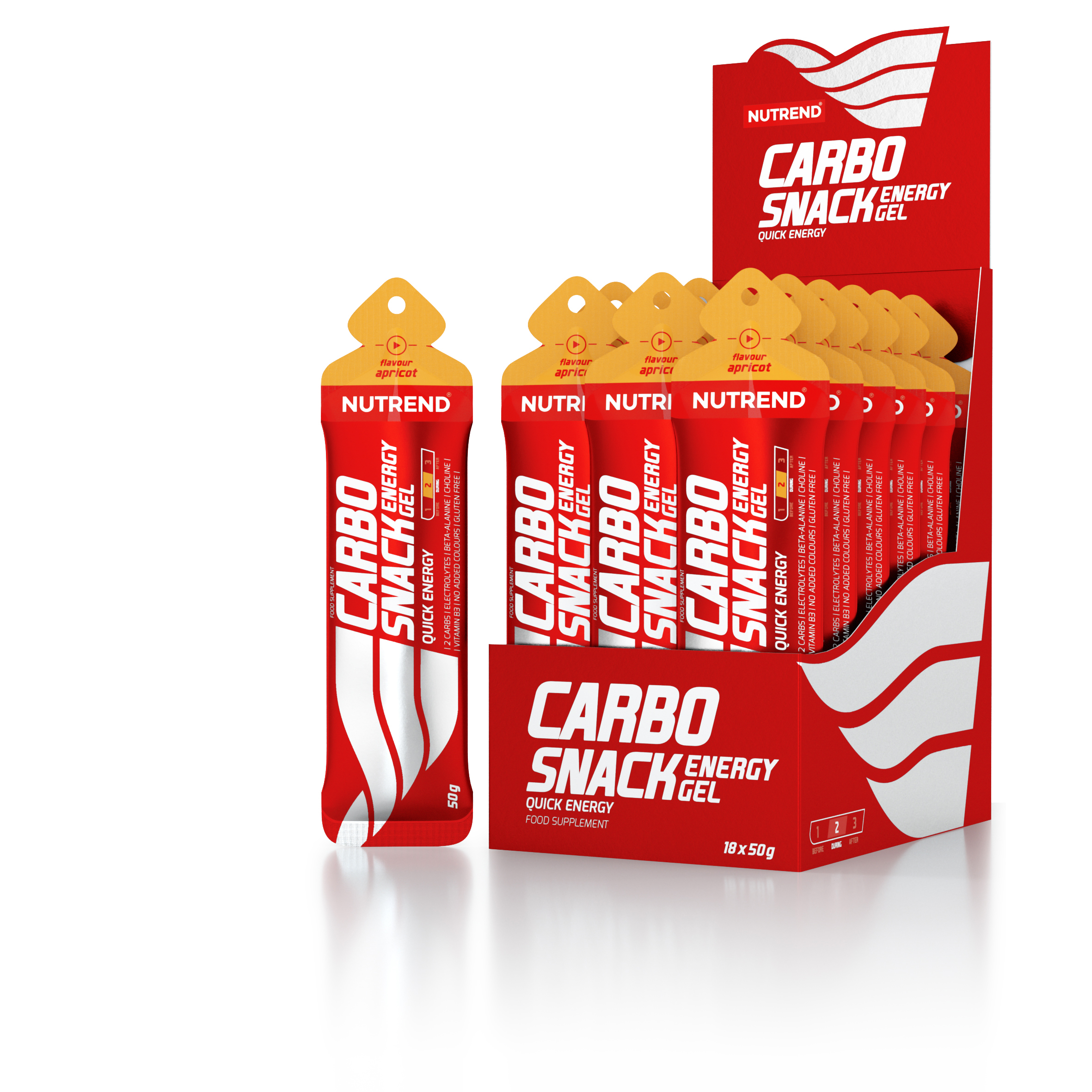 Карбоснек саше 50г/Carbosnack sachet 50g Nutrend (Абрикос)