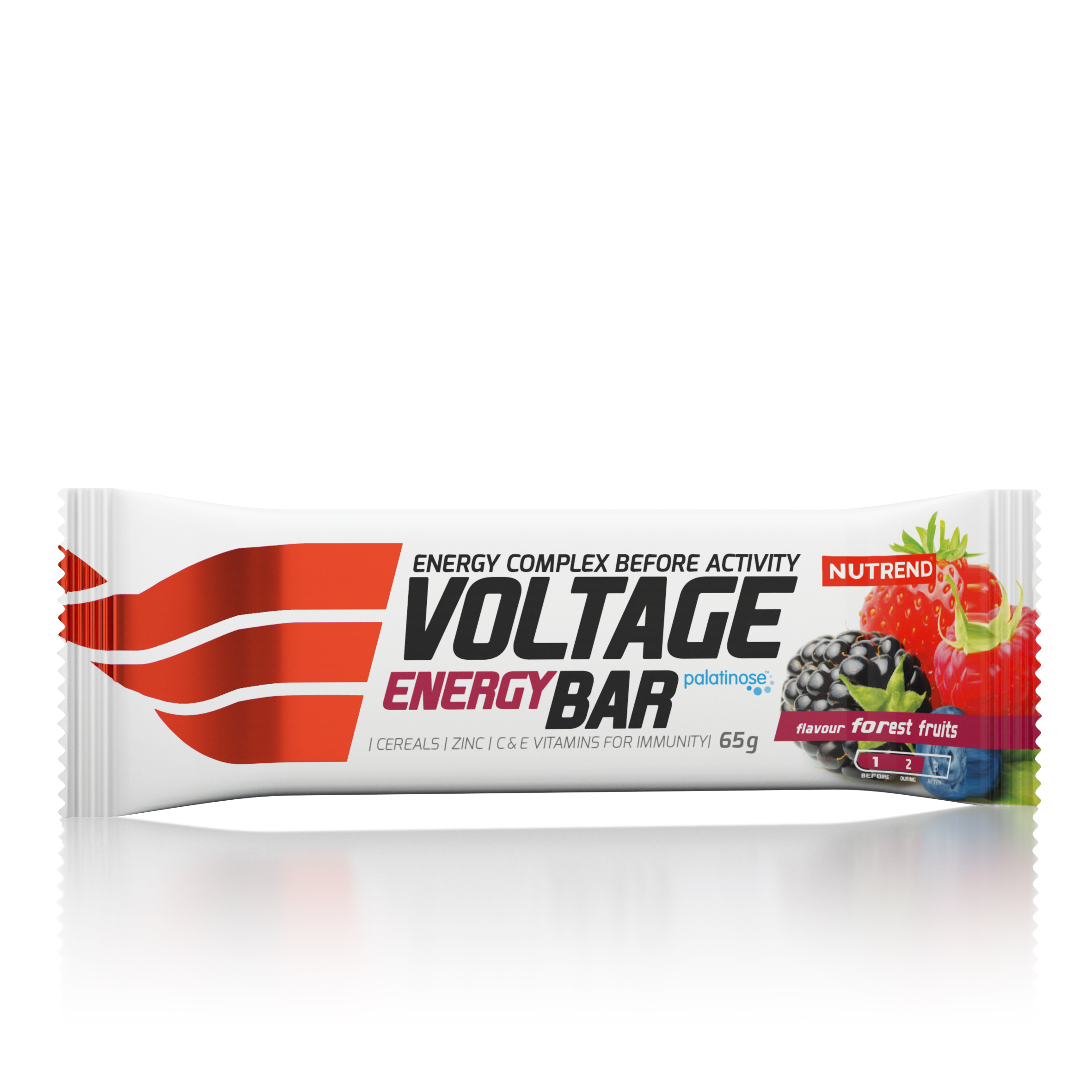 Вольтаж Энерджи Батончик 65г/Voltage Energy Bar 65g Nutrend (Лесная ягода)